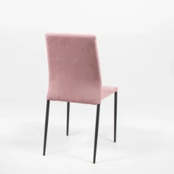 Ingenia casa Kendra Ingenia by Bontempi® Chaise moderne en tissu aspect nubuck et métal* Chaise De Salle à Manger