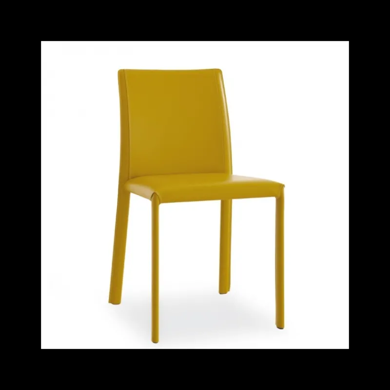 Airnova Kiris Chaise en croûte de cuir italienne* Chaise De Cuisine