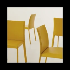 Airnova Kiris Chaise en croûte de cuir italienne* Chaise De Cuisine