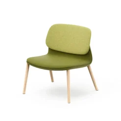 Sokoa Klik Chauffeuse confortable en tissu pieds bois made in France* Fauteuil De Salon