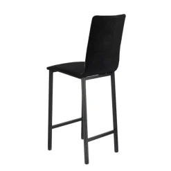 Mobliberica Koko ® Tabouret snack en tissu dossier haut* Tabouret Snack (assise +/- 65 Cm)|Tabouret De Bar (assise +/- 80 Cm)