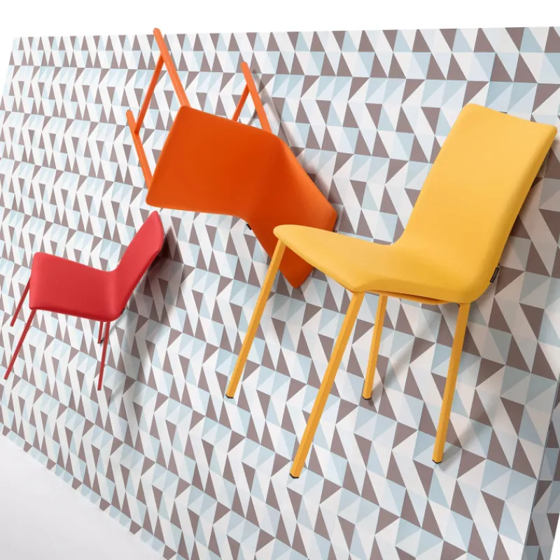 Mobliberica Koko Moblibérica® Chaise contemporaine rembourrée espagnole en simili* Chaise De Cuisine|Chaise De Salle à Manger