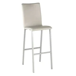 Mobliberica Koko Tabouret snack ® rembourré dossier haut en simili* Tabouret Snack (assise +/- 65 Cm)|Tabouret De Bar (assise +/- 80 Cm)