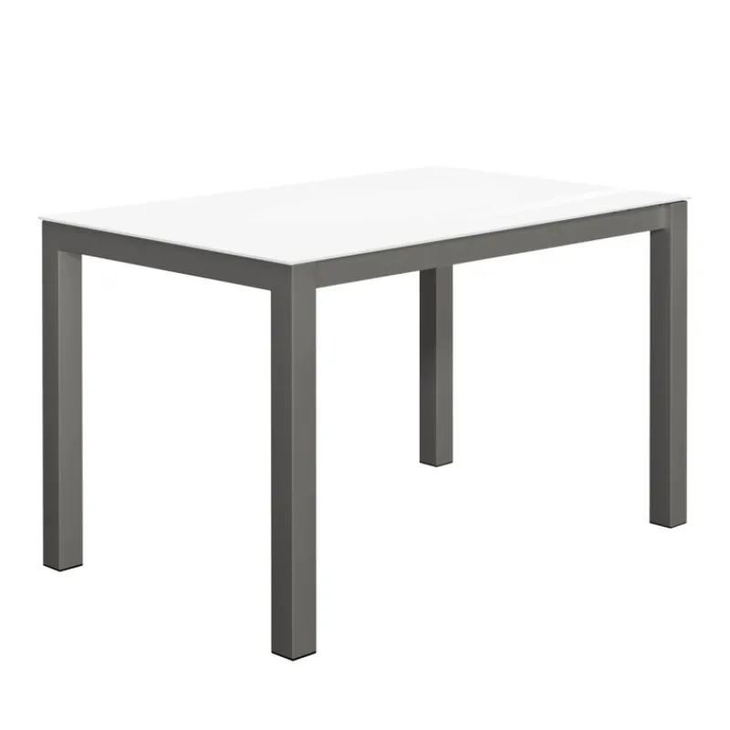 Cancio Kyoto bar Table snack moderne extensible en verre et métal* Table De Cuisine