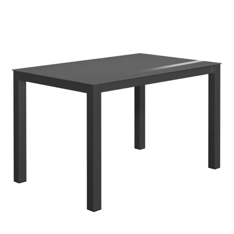 Cancio Kyoto bar Table snack moderne extensible en verre et métal* Table De Cuisine