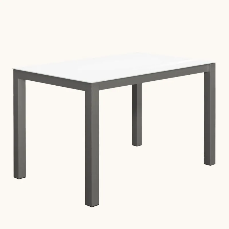 Cancio Kyoto bar Table snack moderne extensible en verre et métal* Table De Cuisine