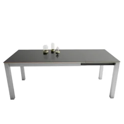 Cancio Kyoto Table rectangulaire en verre extensible* Table De Salle à Manger