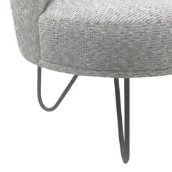 Paget Léa Fauteuil lounge design art déco avec pieds épingle fabrication française* Fauteuil De Salon