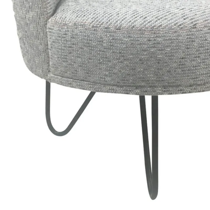Paget Léa Fauteuil lounge design art déco avec pieds épingle fabrication française* Fauteuil De Salon