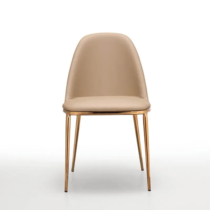 Midj Léa ® Chaise design italienne avec dos du dossier en bois* Chaise Pour Chambre|Chaise De Cuisine