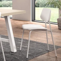 Perfecta Lago Chaise de cuisine vintage rembourrée en simili* Chaise De Cuisine