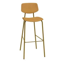 Perfecta Lago Tabouret de bar style vintage rembourré en simili* Tabouret De Bar (assise +/- 80 Cm)