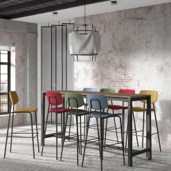 Perfecta Lago Tabouret de bar style vintage rembourré en simili* Tabouret De Bar (assise +/- 80 Cm)