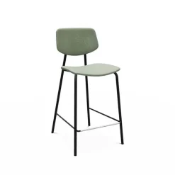 Perfecta Lago Tabouret snack en tissu inspiration rétro fabriqué en Belgique* Tabouret Snack (assise +/- 65 Cm)|Tabouret De Bar (assise +/- 80 Cm)