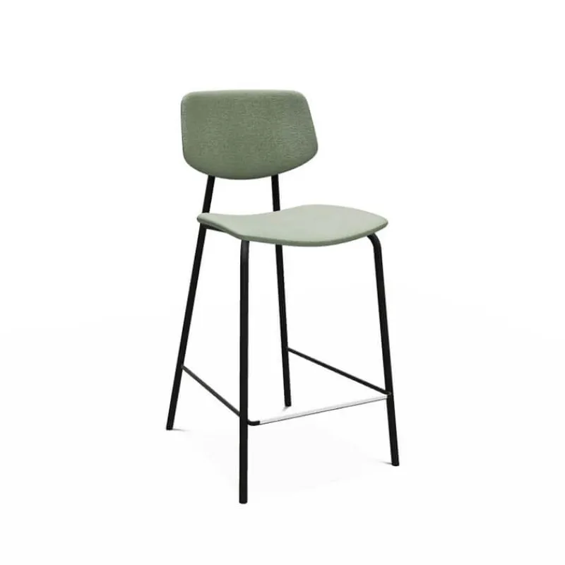 Perfecta Lago Tabouret snack en tissu inspiration rétro fabriqué en Belgique* Tabouret Snack (assise +/- 65 Cm)|Tabouret De Bar (assise +/- 80 Cm)