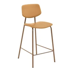 Perfecta Lago Tabouret snack vintage rembourré en simili fabriqué en Belgique* Tabouret Snack (assise +/- 65 Cm)|Tabouret De Bar (assise +/- 80 Cm)