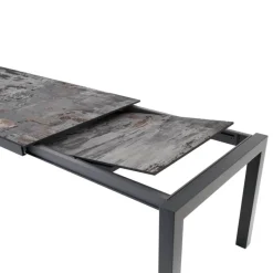 Cancio Lakera Table en Dekton rectangulaire extensible avec pieds en métal* Table De Cuisine|Table De Salle à Manger