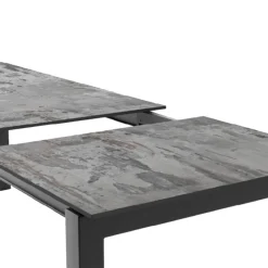 Cancio Lakera Table en Dekton rectangulaire extensible avec pieds en métal* Table De Cuisine|Table De Salle à Manger