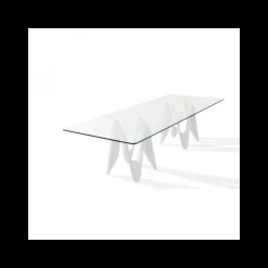 Sovet Italia Lambda Sovet® Table de salle à manger design en verre 320 x 120 cm* Table De Salle à Manger
