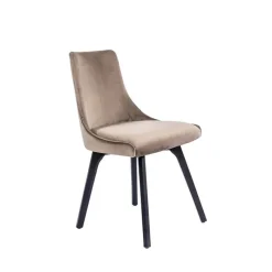 Sessio Lars Chaise cocooning en tissu et pieds en bois* Chaise De Salle à Manger|Chaise Salon