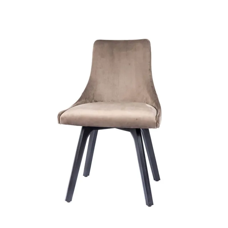 Sessio Lars Chaise cocooning en tissu et pieds en bois* Chaise De Salle à Manger|Chaise Salon