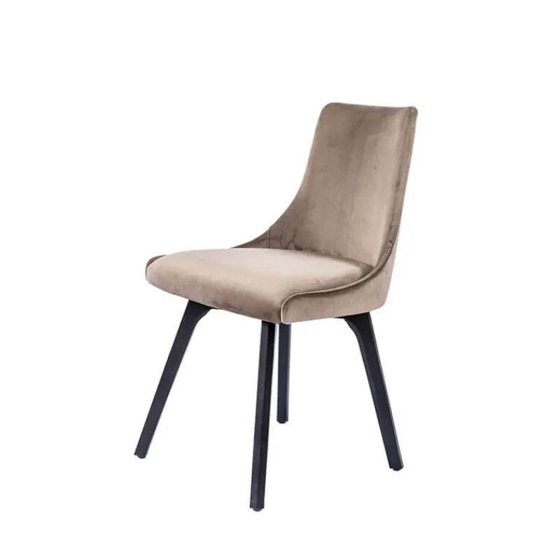 Sessio Lars Chaise cocooning en tissu et pieds en bois* Chaise De Salle à Manger|Chaise Salon