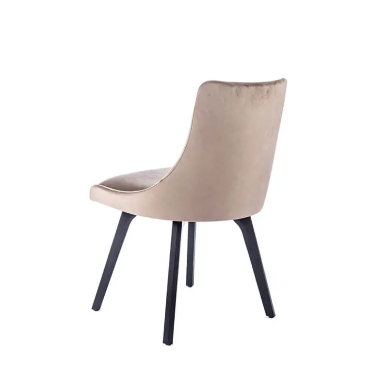 Sessio Lars Chaise cocooning en tissu et pieds en bois* Chaise De Salle à Manger|Chaise Salon