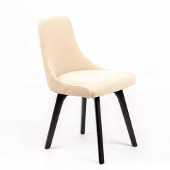 Sessio Lars diamant Chaise en tissu matelassé diamant et en bois massif* Chaise De Salle à Manger|Chaise Salon