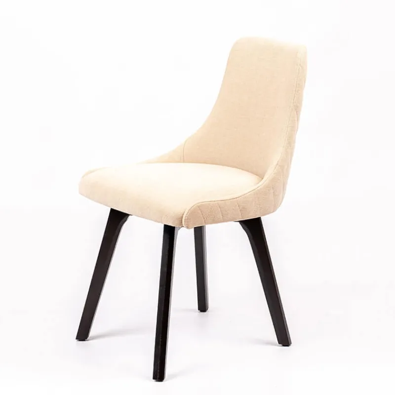 Sessio Lars diamant Chaise en tissu matelassé diamant et en bois massif* Chaise De Salle à Manger|Chaise Salon