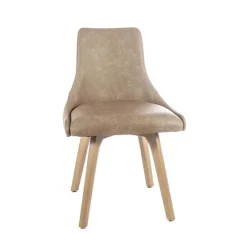 Sessio Lars line Chaise matelassée avec pieds en bois massif* Chaise De Cuisine|Chaise De Salle à Manger
