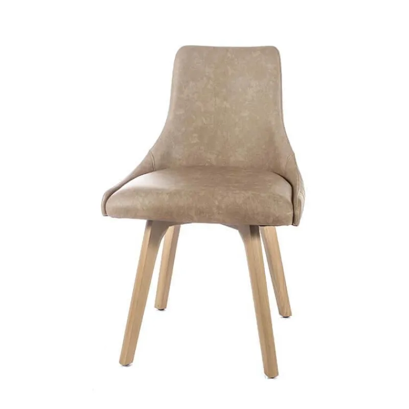 Sessio Lars line Chaise matelassée avec pieds en bois massif* Chaise De Cuisine|Chaise De Salle à Manger