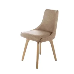 Sessio Lars line Chaise matelassée avec pieds en bois massif* Chaise De Cuisine|Chaise De Salle à Manger