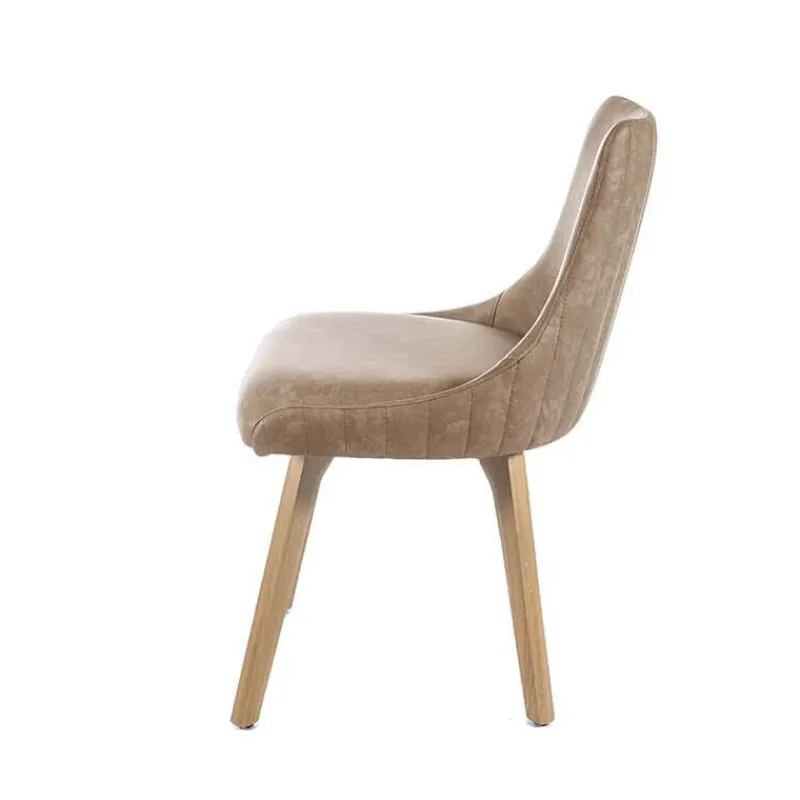 Sessio Lars line Chaise matelassée avec pieds en bois massif* Chaise De Cuisine|Chaise De Salle à Manger