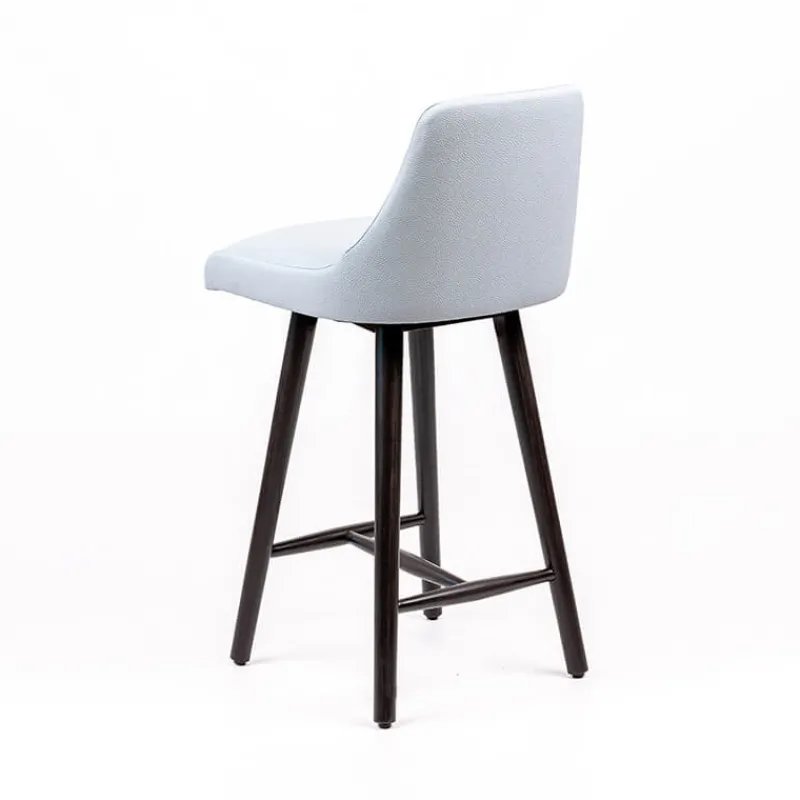 Sessio Lars Tabouret snack rembourré avec pieds bois* Tabouret Snack (assise +/- 65 Cm)|Tabouret De Bar (assise +/- 80 Cm)