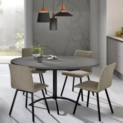 Perfecta Laser Table de cuisine ronde en stratifié extensible* Table De Cuisine