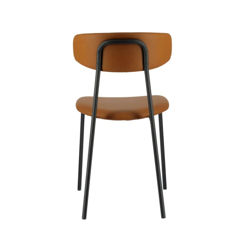 Perfecta Lazio Chaise belge style rétro en simili avec pieds en métal* Chaise De Cuisine|Chaise De Salle à Manger
