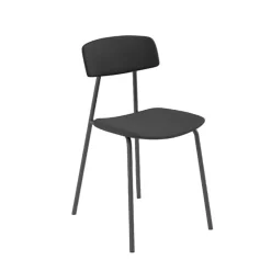 Perfecta Lazio Chaise belge style rétro en simili avec pieds en métal* Chaise De Cuisine|Chaise De Salle à Manger