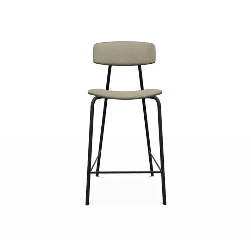 Perfecta Lazio Tabouret snack de style vintage en tissu fabriqué en Belgique* Tabouret Snack (assise +/- 65 Cm)|Tabouret De Bar (assise +/- 80 Cm)