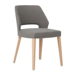 Mobitec Lena ® Chaise ajourée en tissu et pieds bois style moderne* Chaise De Salle à Manger|Chaise Salon