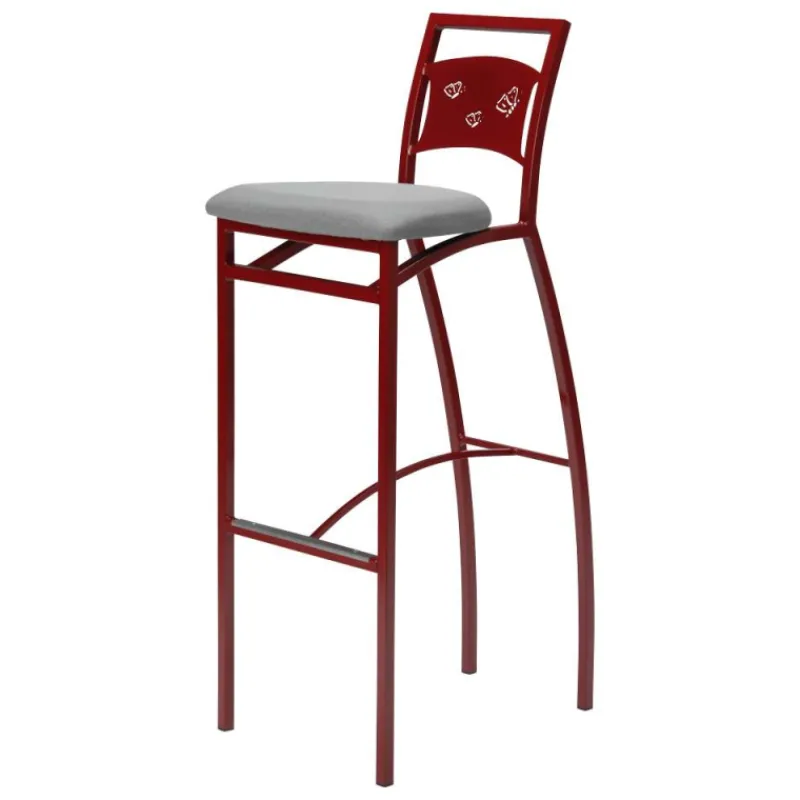 Carrier Liane ® Tabouret de bar en synthétique et métal* Tabouret Snack (assise +/- 65 Cm)|Tabouret De Bar (assise +/- 80 Cm)