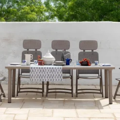 Libeccio Table de jardin extensible en polypropylène et aluminium* Table De Jardin