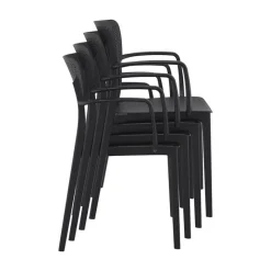 Loft Chaise de jardin micro perforée avec accoudoirs* Chaise De Jardin|Fauteuil De Jardin