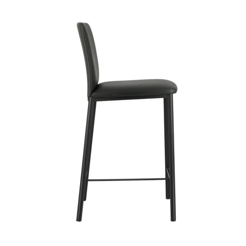 Perfecta Loft Tabouret snack contemporain en simili et métal* Tabouret Snack (assise +/- 65 Cm)|Tabouret De Bar (assise +/- 80 Cm)