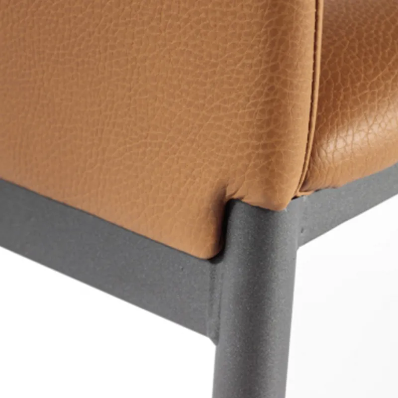 Perfecta Loft Tabouret snack contemporain en simili et métal* Tabouret Snack (assise +/- 65 Cm)|Tabouret De Bar (assise +/- 80 Cm)