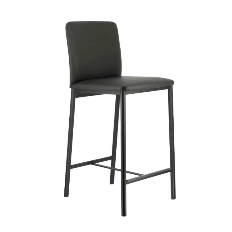 Perfecta Loft Tabouret snack contemporain en simili et métal* Tabouret Snack (assise +/- 65 Cm)|Tabouret De Bar (assise +/- 80 Cm)