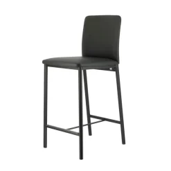 Perfecta Loft Tabouret snack contemporain en simili et métal* Tabouret Snack (assise +/- 65 Cm)|Tabouret De Bar (assise +/- 80 Cm)