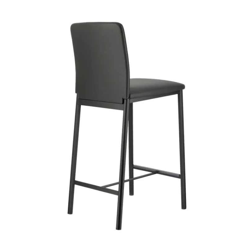 Perfecta Loft Tabouret snack contemporain en simili et métal* Tabouret Snack (assise +/- 65 Cm)|Tabouret De Bar (assise +/- 80 Cm)