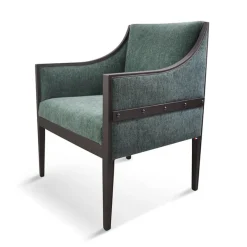 Paget Loic Fauteuil de style en tissu fabriqué en France* Fauteuil De Salon