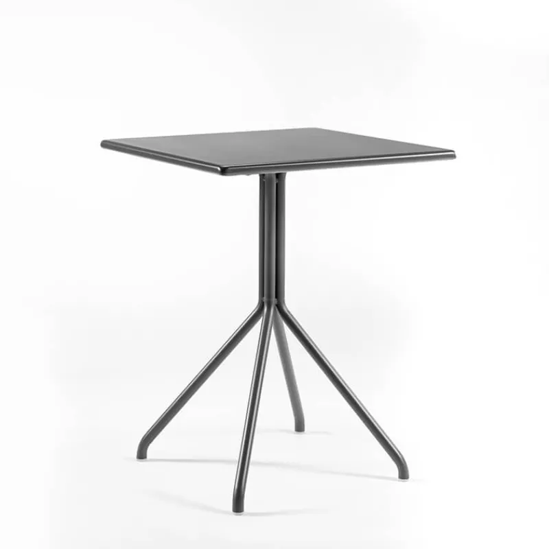 Lol Petite table carrée moderne en métal et composite fabrication italienne* Table De Cuisine|Table Pour Petit Espace