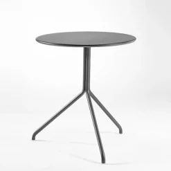 LOL Table de jardin ronde en métal et plateau composite fabriquée en Italie* Table De Jardin